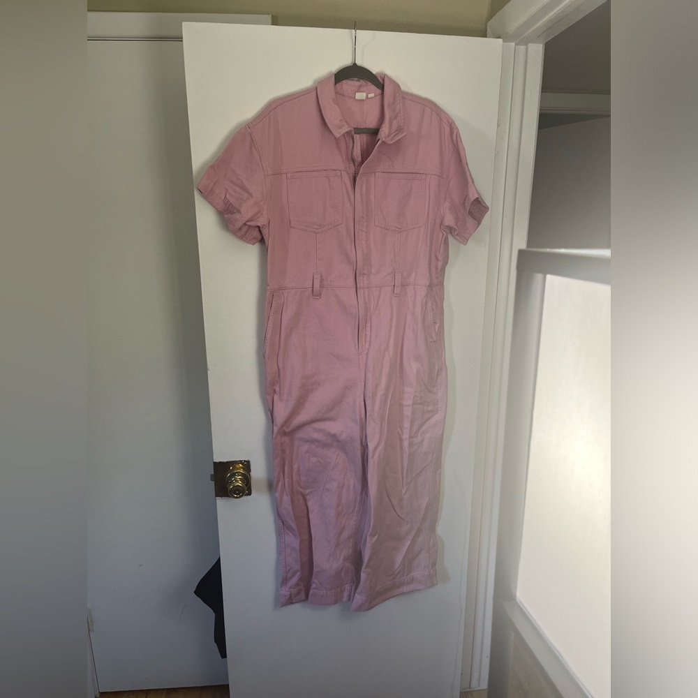 Pink Boilersuit Jumpsuit plus size